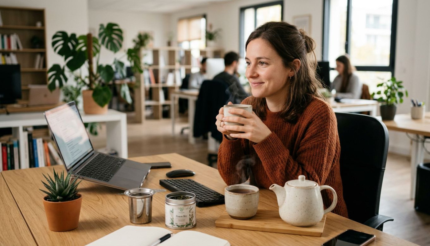 Pauses zen au bureau : et si la solution passait par une tisanière ?